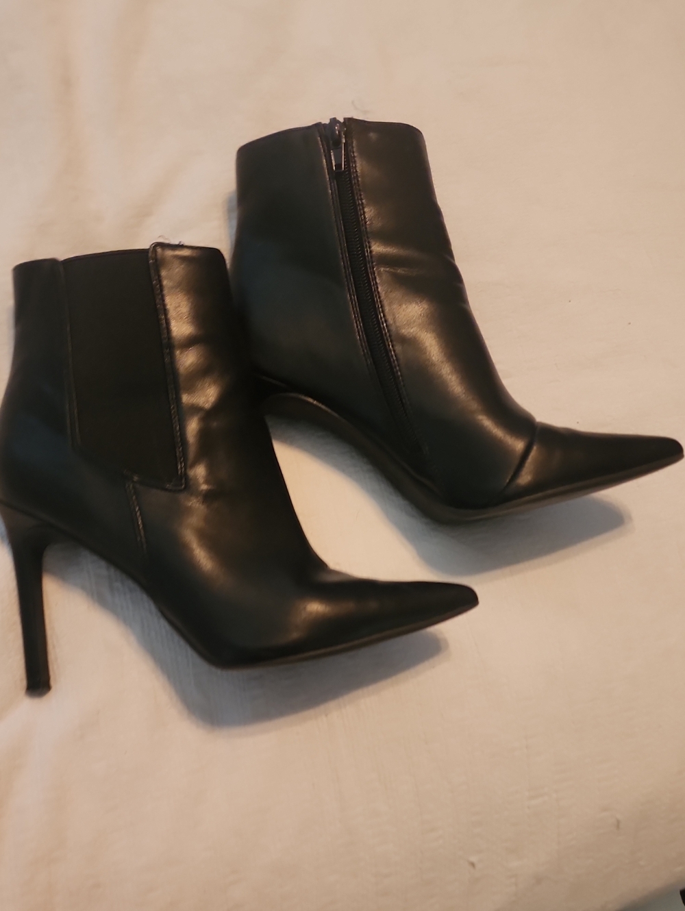 I.N.C. Women’s Black Pointed Toe Stiletto Ankle Boots